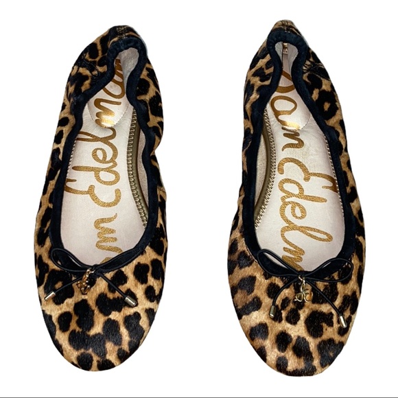 Sam Edelman Shoes - Sam Edelman Felicia Cheetah Real Fur Ballet Flat
